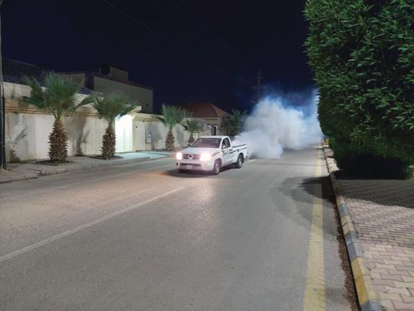 إصحاح بيئي مكثف بشوارع اللهابة