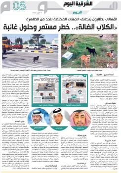 عدوى «الكلاب الضالة» تنتقل إلى شاطئ نصف القمر