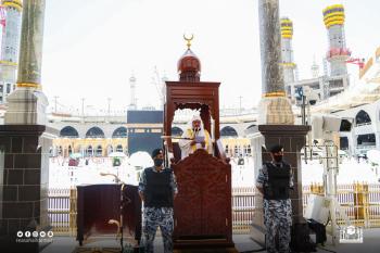 السديس: من فضل الله على بلادنا اضطلاعها بجمع كلمة المسلمين 