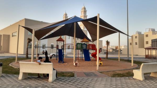 ‏بالصور .. حديقة الزنبق الجديدة تزين عزيزة الخبر
