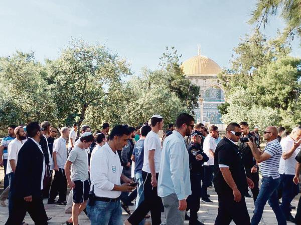 مستوطنون يهود يقتحمون 'جبل العالم' 