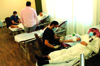 48 متبرعا بالدم في حملة «تنمية الدمام»