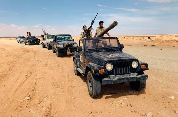 الجيش الوطني يلاحق الإرهابيين بالجنوب الليبي