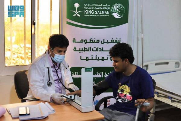 خدمات علاجية لـ 178 نازحا بمخيم وعلان
