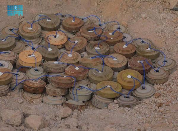 «مسام» ينتزع 1,501 لغم في اليمن خلال أسبوع