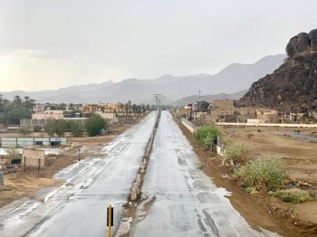 سحب ممطرة على جازان حتى الـ 8 مساءً