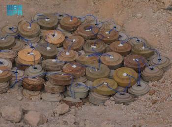 «مسام» ينتزع 1,501 لغم في اليمن خلال أسبوع