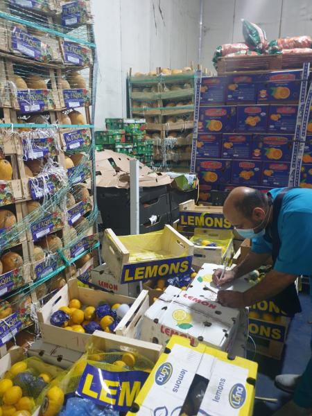 إتلاف 19 طن فاكهة وخضار فاسدة بالدمام