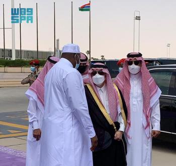 رئيس جامبيا يغادر الرياض