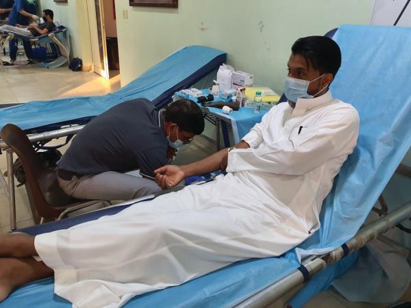 5 ساعات تجمع 152 متبرعا بالدم في صفوى