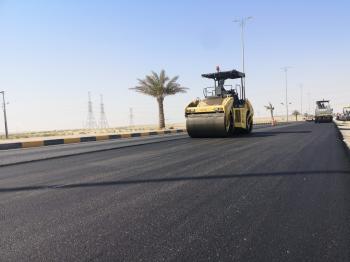 60 % إنجازا بمشروع إعادة تأهيل شوارع النعيرية
