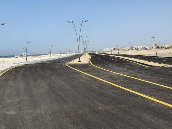 بطول 800 متر.. افتتاح طريق سيهات الساحلي