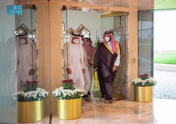 عاجل : ولي العهد يستقبل ولي عهد أبوظبي