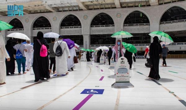 المتعجلون يغادرون المشاعر بعد طواف الوداع