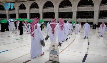 المتعجلون يغادرون المشاعر بعد طواف الوداع