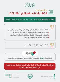 «الداخلية»: سريان قرار اشتراط التحصين.. بداية أغسطس