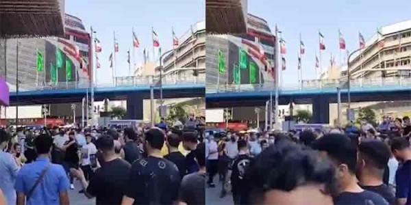 بعد الأحواز.. الاحتجاجات في طهران.. «ارحل يا خامنئي»