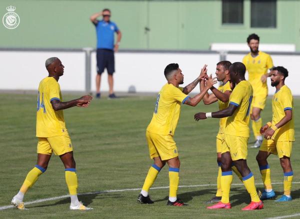 النصر يتغلب على بانديف المقدوني بهدفين