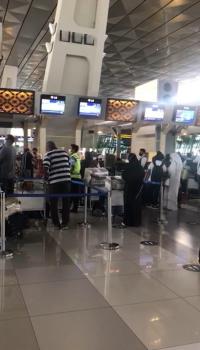 بالصور .. الرحلة الثانية لعودة المواطنين تغادر جاكرتا