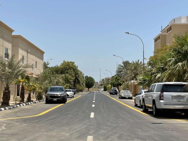 انتهاء تأهيل شوارع «أندلس الخبر»