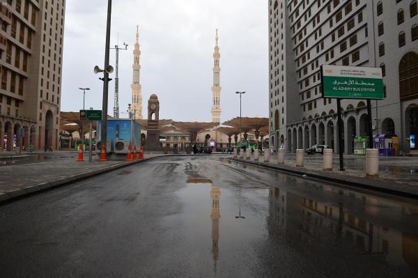 رياح وسحب رعدية على محافظتين بالمدينة المنورة