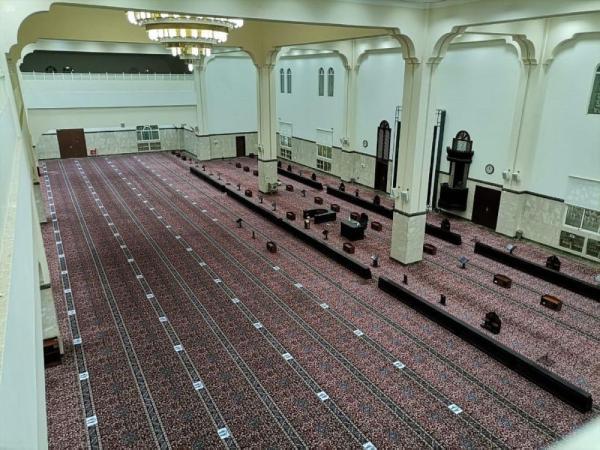 إعادة فتح 5 مساجد بعد تعقيمها في 3 مناطق