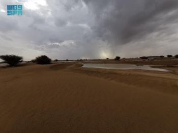 أمطار رعدية على نجران حتى الـ 7 مساء