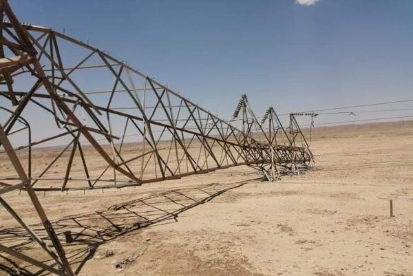 تفجير 3 أبراج للكهرباء شمال العراق