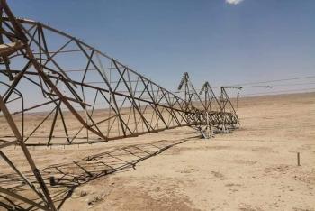 تفجير 3 أبراج للكهرباء شمال العراق