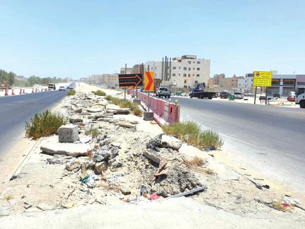 بثلاثة مسارات.. 43 % إنجازا بطريق «الجش - عنك»