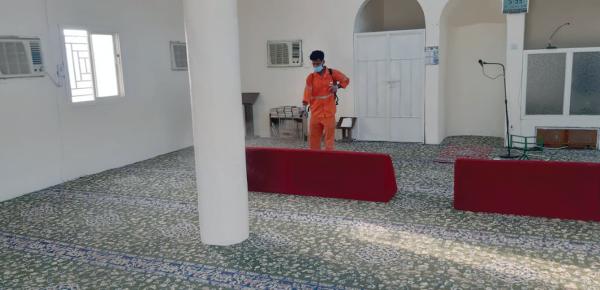 إعادة فتح مسجدين بعد تعقيمهما بجازان