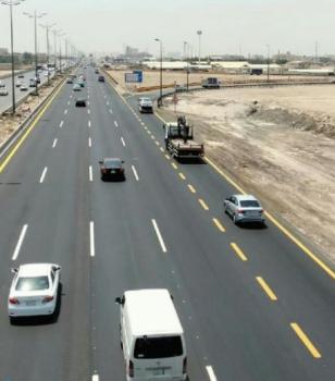 بطول 6 كيلو مترات.. تحويل طريق «الجبيل - الظهران» لـ4 مسارات