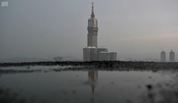 سحب رعدية على مكة المكرمة حتى التاسعة مساءً