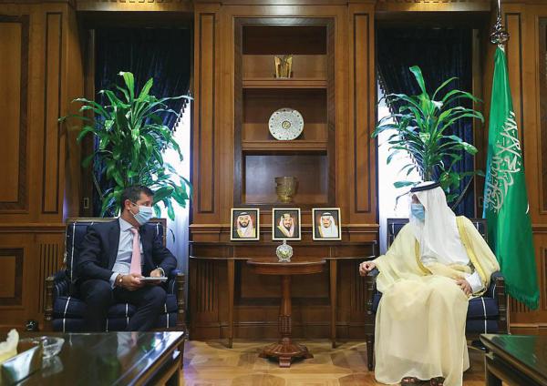 الجبير يستعرض العلاقات الثنائية مع سفير جورجيا