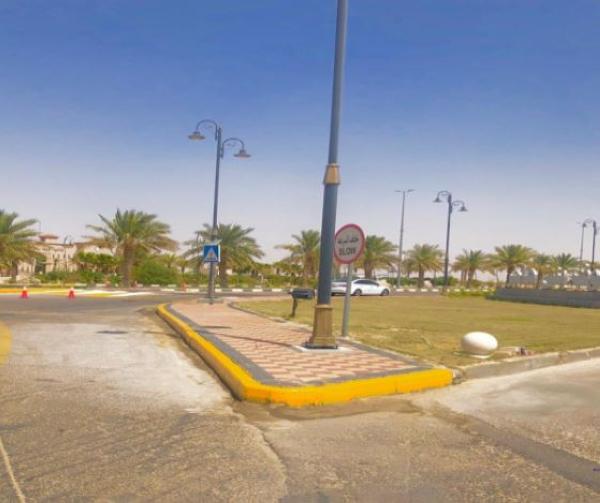 طلاء الأرصفة في جوف بني هاجر