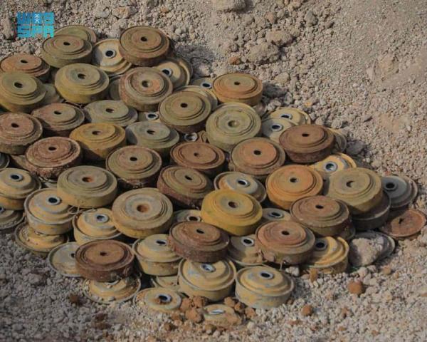 «مسام» يطهر أراضي اليمن من 1589 لغما حوثيا