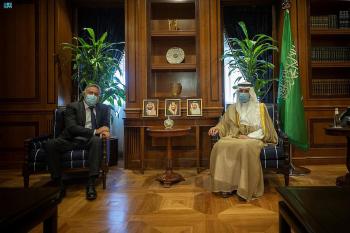 الجبير يستعرض مجالات التعاون مع سفير بعثة الاتحاد الأوروبي