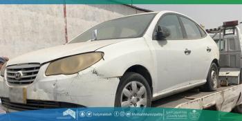 رفع 1883 سيارة تالفة بالعاصمة المقدسة