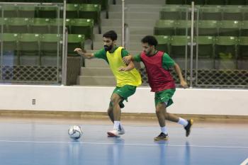 منتخب الصالات يغادر لكرواتيا