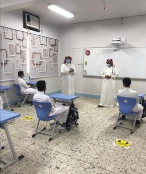 انتظام 87% من طلبة  المتوسطة والثانوية في مدارسهم 
