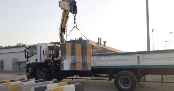 رفع 6 آلاف حاجز خرساني بالخبر