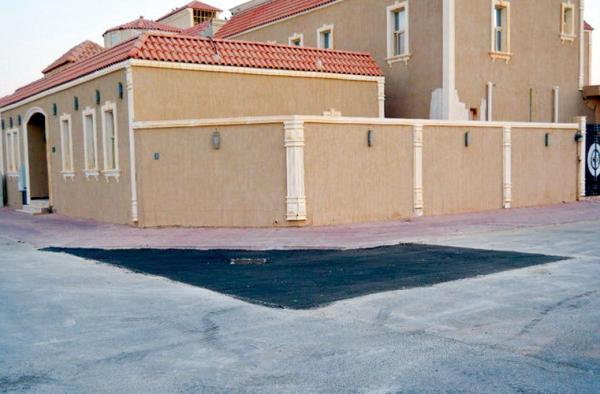 معالجة حفر الشوارع بالرفيعة