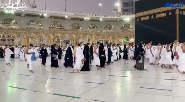 هطول أمطار على مكة المكرمة الآن 