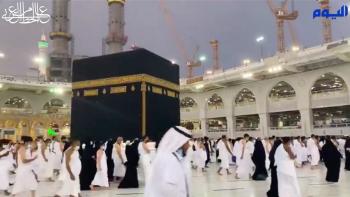 هطول أمطار على مكة المكرمة الآن 