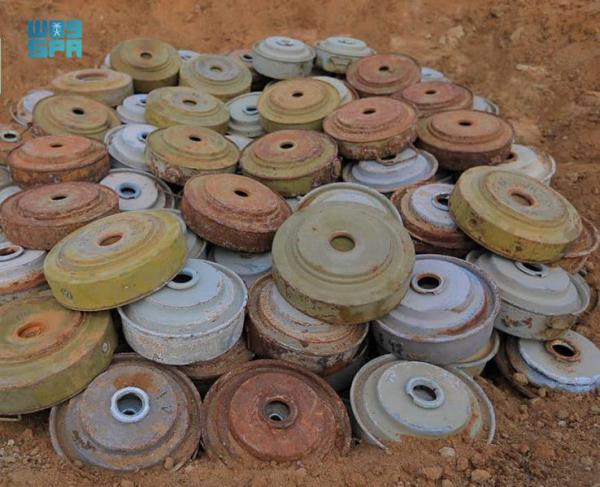«مسام» يطهر أراضي اليمن من 1495 لغما حوثيا