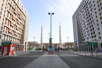 رياح وأتربة على المدينة المنورة تنتهي الـ 8 مساءً