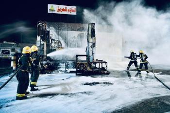 الدفاع المدني يحتفل بتخريج الدورة التأهيلية للضباط