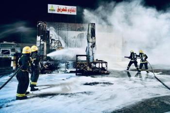 132 متدربا بالدورة التأهيلية لضباط الدفاع المدني