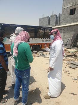 5500 زيارة تضبط 1600 مخالفة للعمل تحت أشعة الشمس