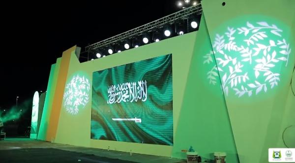 حفر الباطن تتزين بالأعلام احتفاءً باليوم الوطني 